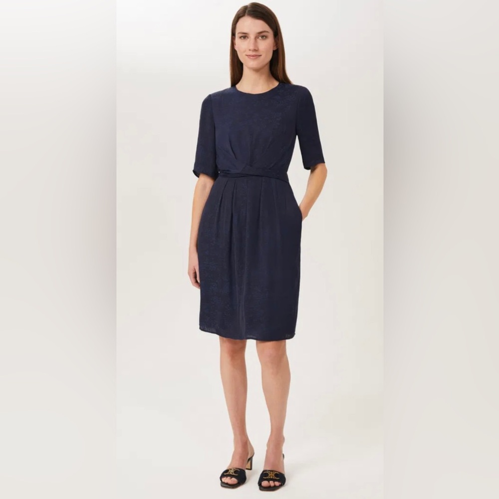 HOBBS Anya Jacquard Knee Length Dress